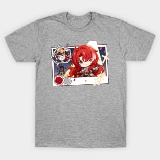 Honkai Star Rail Chibi Argenti Dazzle T-Shirt